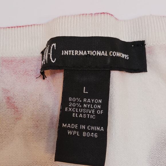 INC Floral Cardigan Button Up - Picture 2 of 7